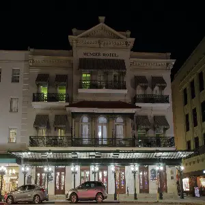 Haunted Menger Hotel in San Antonio at Night