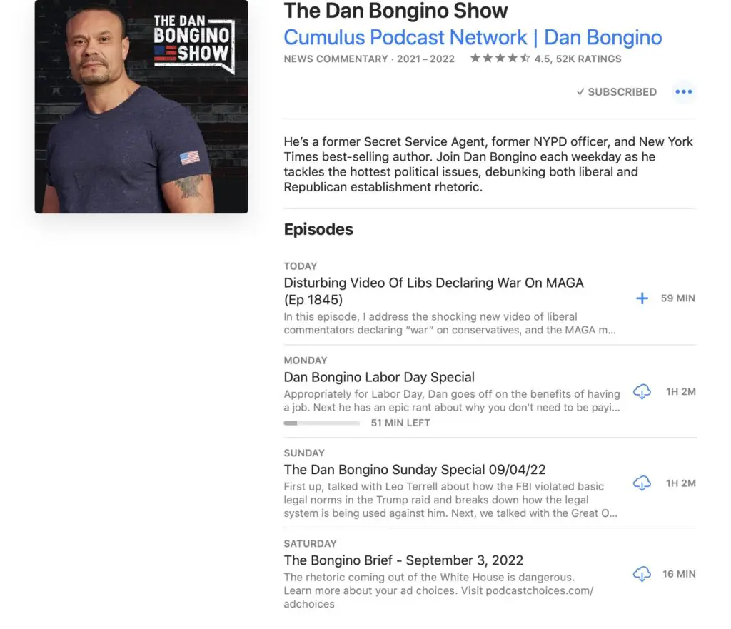 Dan Bongino Podcast